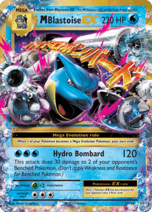 M Blastoise-EX - Evolutions - 22/108 (MP)