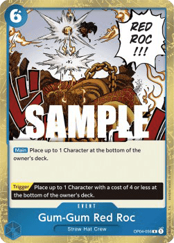 Gum-Gum Red Roc - Kingdoms of Intrigue - OP04-056