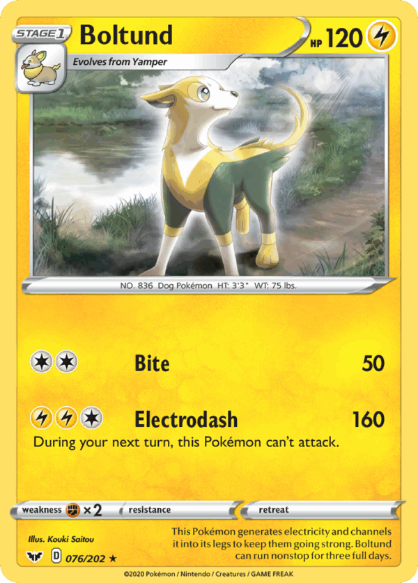 Boltund - Sword & Shield - 076/202 (Holo Promo)