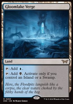 Magic The Gathering Duskmourn: House of Horror - Gloomlake Verge - R 0260 (Foil)