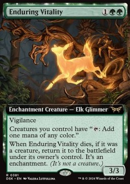 Magic The Gathering Duskmourn: House of Horror: Extras - Enduring Vitality - R 0381