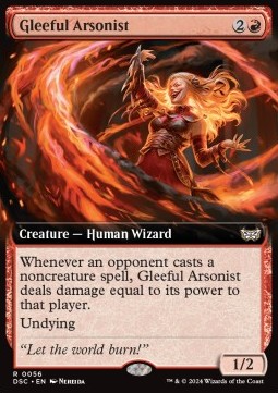 Magic The Gathering Duskmourn: House of Horror: Extras - Gleeful Arsonist - R 0056
