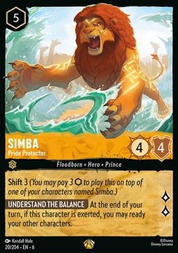 Simba - Pride Protector - 020/204 - Azurite Sea