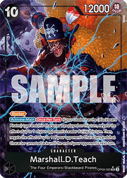 Marshall.D.Teach - Emporers In the New World - OP09-093