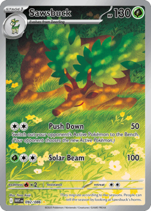 Sawsbuck - White Flare - 092/086