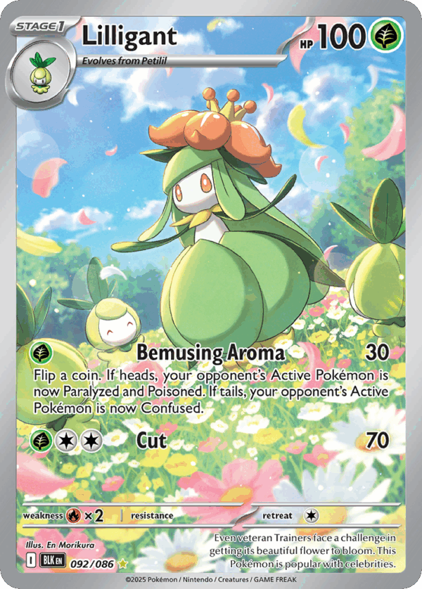 Lilligant - Black Bolt - 092/086
