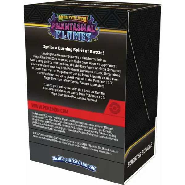 Pokémon TCG Mega Evolution Phantasmal Flames Booster Bundle - Image 4
