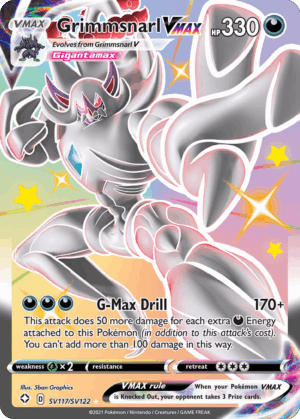 Grimmsnarl VMAX - Shining Fates Shiny Vault - SV117/122