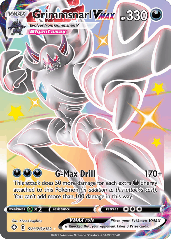 Grimmsnarl VMAX - Shining Fates Shiny Vault - SV117/122