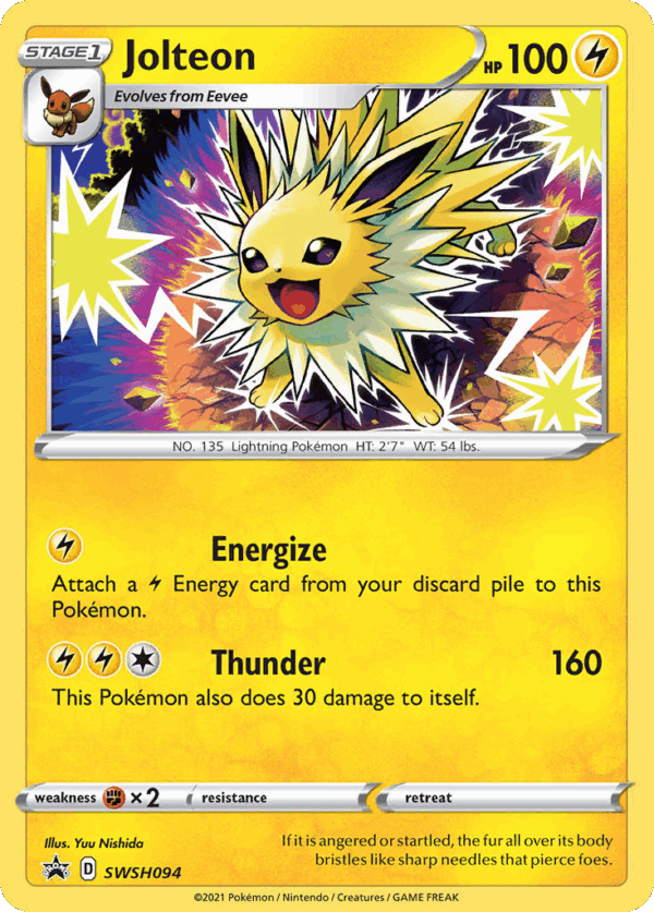 Jolteon - SWSH Black Star Promos - SWSH094/307