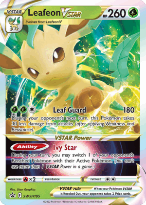 Leafeon VSTAR - SWSH Black Star Promos - SWSH195/307