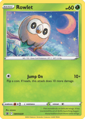 Rowlet - SWSH Black Star Promos - SWSH220/307