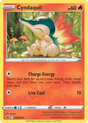 Cyndaquil - SWSH Black Star Promos - SWSH221/307