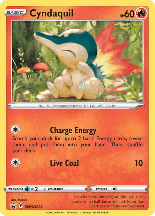 Cyndaquil - SWSH Black Star Promos - SWSH221/307