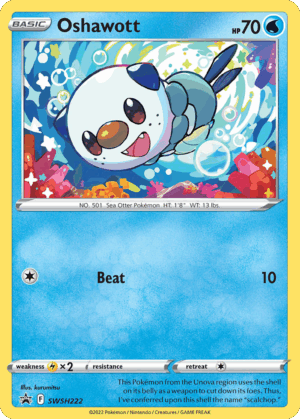 Oshawott - SWSH Black Star Promos - SWSH222/307