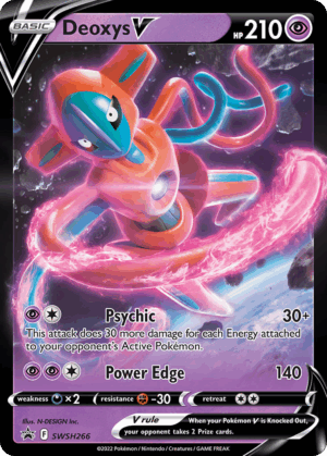 Deoxys V - SWSH Black Star Promos - SWSH266/307