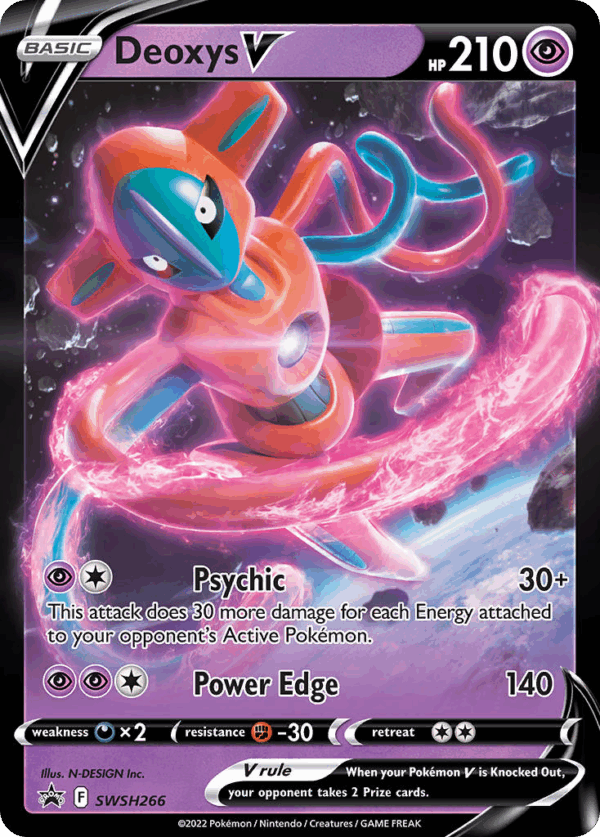 Deoxys V - SWSH Black Star Promos - SWSH266/307