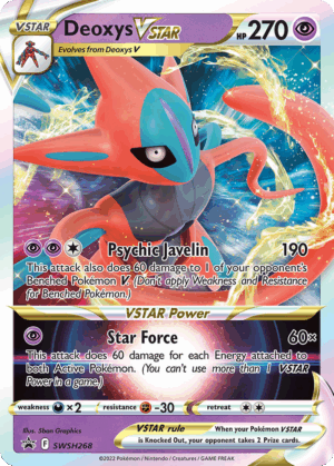 Deoxys VSTAR - SWSH Black Star Promos - SWSH268/307