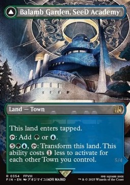 Magic The Gathering Final Fantasy: Extras - Balamb Garden, SeeD Academy - R 0354
