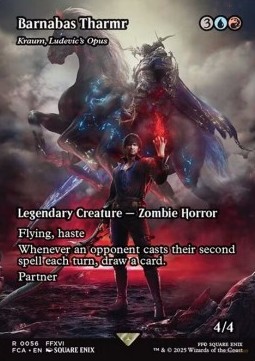 Magic The Gathering Final Fantasy Through the Ages - Barnabus Tharmr (Kraum, Ludevisc's Opus) - R 0056 (Foil)