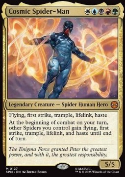 Magic The Gathering Marvel's Spider-Man - Cosmic Spider-Man - M 0127 (Foil)