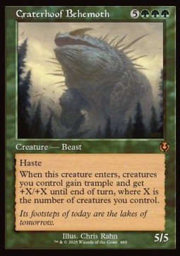 Magic The Gathering Innistrad Remastered: Extras - Craterhoof Behemoth - 480