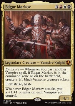 Magic The Gathering Innistrad Remastered - Edgar Markov - M 0234 (Foil)