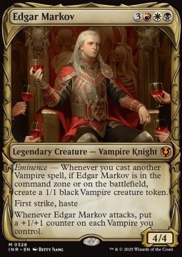 Magic The Gathering Innistrad Remastered: Extras - Edgar Markov - M 0328