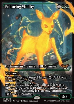 Magic The Gathering Duskmourn: House of Horror: Extras - Enduring Vitality - M 0394