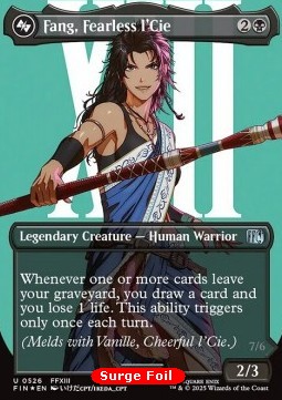 Magic The Gathering Final Fantasy: Extras - Fang, Fearless l'Cie - U 0526 (Surge Foil)
