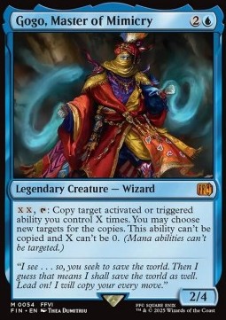 Magic The Gathering Final Fantasy - Gogo, Master of Mimicry - M 0054