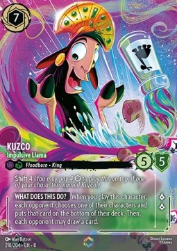 Lorcana - Kuzco (Impulsive Llama) - Reign of Jafar - 210/204