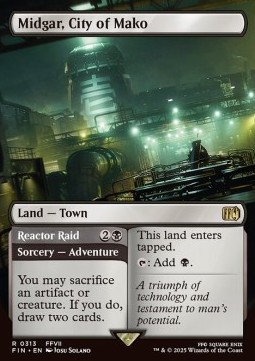 Magic The Gathering Final Fantasy: Extras - Midgar, City of Mako - R 0313 (Foil)