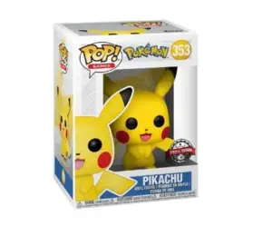 The Funko POP! Games figure of Pikachu from Pokémon (#353) in its Special Edition window display box.