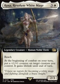 Magic The Gathering Final Fantasy: Extras - Rosa, Resolute White Mage - R 0431