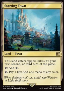 Magic The Gathering Final Fantasy - Starting Town - R 0289