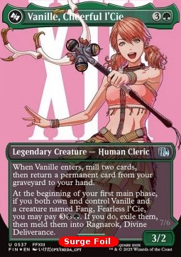 Magic The Gathering Final Fantasy: Extras - Vanille, Cheerful l'Cie - U 0537 (Surge Foil)