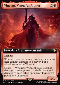 Commander: Magic The Gathering Final Fantasy: Extras - Vincent, Vengeful Atoner - R 0157