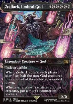 Magic The Gathering Final Fantasy: Extras - Zodiark, Umbral God - R 0336 (Foil)
