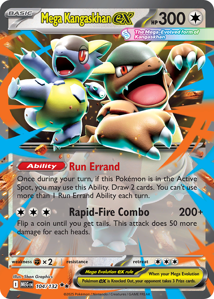 Mega Kangaskhan ex - Mega Evolution - 104/132