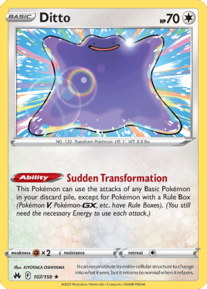 Ditto - Crown Zenith - 107/159 (Holo)