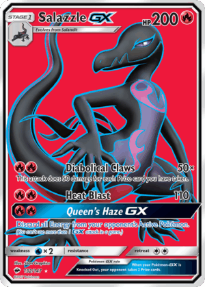Salazzle-GX - Burning Shadows - 132/147 (MP)