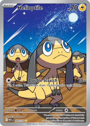 Helioptile - Mega Evolution - 143/132