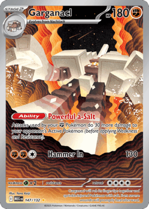 Garganacl - Mega Evolution - 147/132