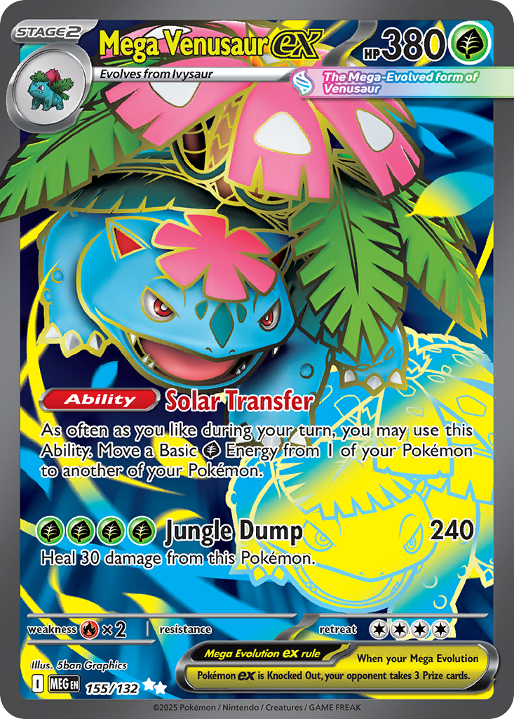 Mega Venusaur ex - Mega Evolution - 155/132