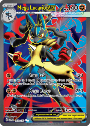 Mega Lucario ex - Mega Evolution - 160/132