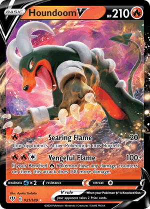 Houndoom V - Darkness Ablaze - 21/189