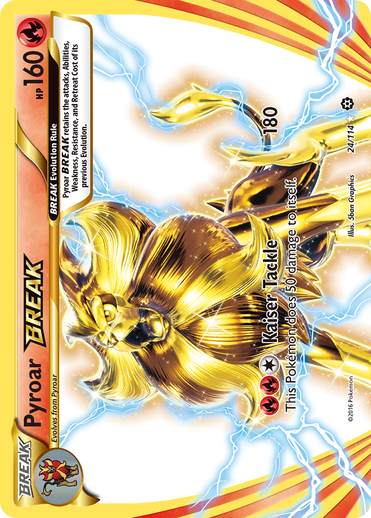 Pyroar BREAK - Steam Siege - 24/114