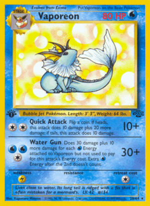 Vaporeon - Jungle - 28/64 (Unlimited)