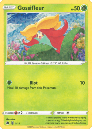 Gossifleur - McDonald's Collection 2022 - 3/15 (Holo)